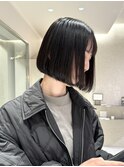 グレージュカラー/髪質改善/ハッシュカット/ボブ[恵比寿駅]