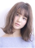 切りっぱなしボブ美髪パーマ/エアリーロング