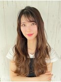 《Agu hair》2wayバング波巻ロング×numberA.ベースケアミルク