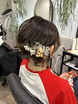 ゼスト クレス(ZEST Cres)&nbsp;【立川CRES吉岡俊】肩上ボブのヘアアレンジ