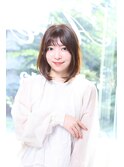 【Aere池袋】大人可愛いロブ×サファリベージュ☆小林