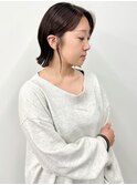 艶髪ボブハッシュカット外はねボブミディアムボブ20代30代40代