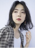 ◎ 大人かわいいミディアムボブ小顔センターパート