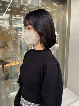 エイトヘアー(8 HAIR) ラベンダーピンク×丸みのあるボブ！