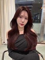 リリー(Lilley)&nbsp;【lilley 稲永麻衣】レイヤーカット+顔まわりカット+韓国ヘア