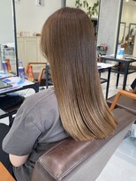 フォルテ 島田店 髪質改善 オリーブベージュ