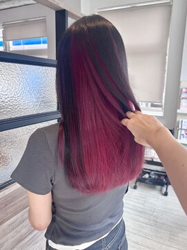 ジャストビューティマカロン 上大岡(Just Beauty macaron) 【 mio 】アンブレラカラー/レッド