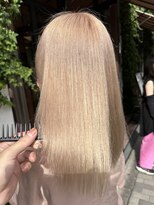 ピークスヘア(peaks hair) ホワイトベージュ/ブロンド/ダブルカラー/ケアカラー/堀江