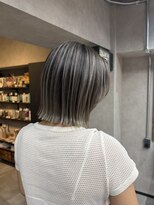 サニー 渋谷(SUNNY) バレイヤージュ、ハイライト、レイヤーロング、グレーベージュ