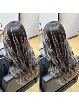 ベイビーズブレス(Baby's breath) 【ハイライト×シルバーカラー】#シールエクステ #岡山 #倉敷