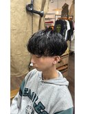 シャドウパーマ　メンズパーマ　メンズカット