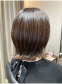 ツヤ髪外ハネボブ