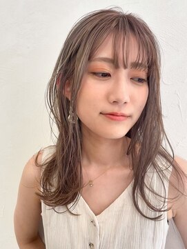 シロ 大名2号店(SiLO) これからの季節に!透けるミルクティーベージュ