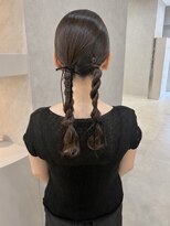 ヴィサージュアクト(VISAGE a.c.t)&nbsp;崩れず可愛い！ツイン編みおろし