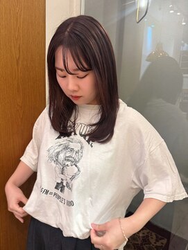テテ ニコ(tete nico) 【大前晴奈】ピンクブラウン×フェイスレイヤーレイヤーカット