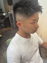 メンズ レオ 南森町店(men's LEO) さっぱりフェードショート