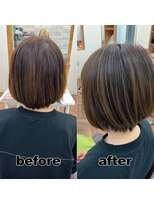 モンド ヘアクリエーション 新栄店(monde hair creation)&nbsp;【monde】before × after × 髪質改善