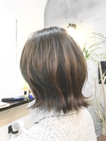 エトネ ヘアーサロン 仙台駅前(eTONe hair salon) 【eTONe】外はねレイヤーミディ