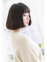 ヘアアンドビューティー ミック(Hair & Beauty miq) 黒髪ナチュラルボブで小顔見せ♪a
