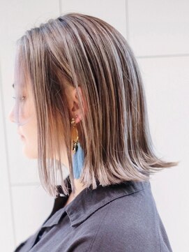 アルバム 銀座(ALBUM GINZA) バレイヤージュ_セシルカットココアブラウン_ba299321