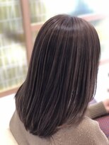 アドラーブル 長岡リップス旭岡店(adorable)&nbsp;【艶ベージュ系ハイライト】×ミディアム×20代30代