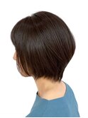 大人ショートボブ/ナチュラルブラウン/小顔/ショート/40代50代