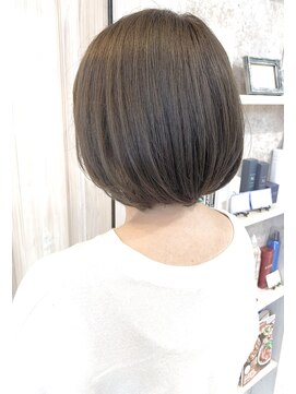 キャアリー(Caary) 福山市美容室Caary 乾かすだけ！♪丸みボブ 丸みショート
