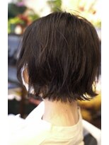 シャロン(SHARON)&nbsp;【SHARON原宿】ミニボブ×外ハネ×ナチュラルボブ×艶ブラウン