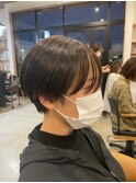 シースルー前髪ツヤ感ナチュラル×大人キレイ奥行きショート