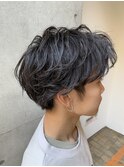 韓国風サイドパートナチュラルパーマ