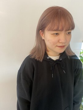 キコエル 三軒茶屋(kikoeru) 春色くすみピンクベージュカラー