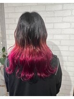 ビス ヘア アンド ビューティー 西新井店(Vis Hair＆Beauty)&nbsp;20代30代40代デザインカラーグラデーションブリーチ小顔