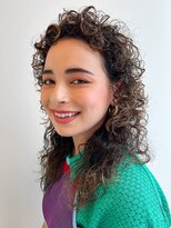 ピークアブー 銀座並木通り(PEEK-A-BOO)&nbsp;【デザインパーマ】くりくりハードパーマレイヤー