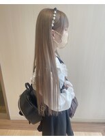 オプティマヘアー(Optima Hair)&nbsp;ハイトーン×シルバーベージュ♪