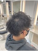 波巻きスパイラルパーマシャドウパーマツイストスパイラルパーマ