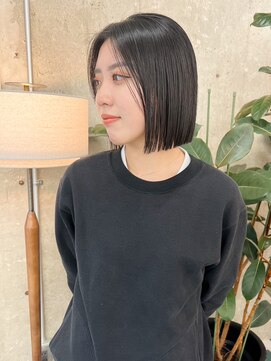 ノエ(noe) 切りっぱなしボブ×透明感カラーMK-13