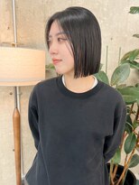 ノエ(noe) 切りっぱなしボブ×透明感カラーMK-13