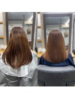 ナチュラル 泉中央店(Natural)&nbsp;泉区　泉中央　縮毛矯正　髪質改善　トリートメント　艶髪カラー