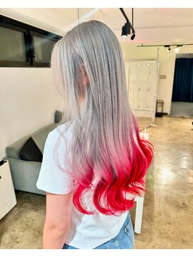 ザ オーダー(THE ORDER) ホワイトシルバー裾カラーレッド