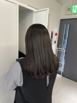 ヌーヴェル(nouvelle)&nbsp;ダークグレージュ×地毛風カラー