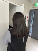 ダークグレージュ×地毛風カラー