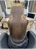 ダブルカラーで作るヘーゼルブラウン