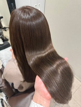 ロウ ジャム 横浜(ROW/JAM) 大人かわいいエギョモリミルクティーブラウン ひし形シルエット