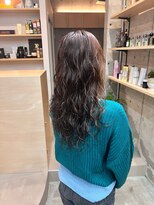 ほきもと美容室 ロングゆるめウェーブ
