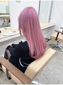 ハイトーンピンクカラー/ケアブリーチ/ホワイトピンク/名古屋