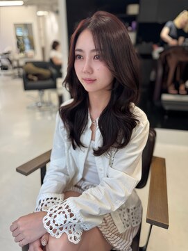 ハピネス 梅田茶屋町店(HAPPINESS) 韓国ヘア/顔周りカット/ブリーチなし/暖色/ピンクラベンダー