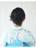 スタジオハロー 浴衣おまとめヘア