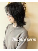 ニュアンスパーマ/コテ巻き風パーマ