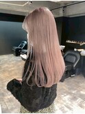 くびれヘア／アプリコットオレンジ/夏のヘアアレンジ/梅田