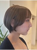 ショートカット/顔周り/透明感カラー/10代20代30代